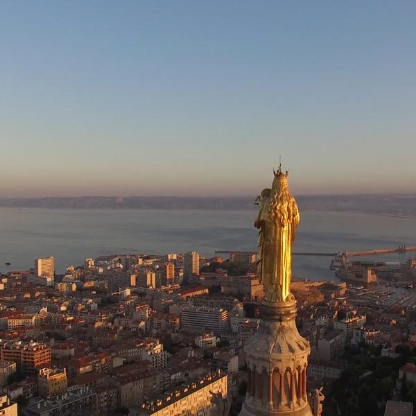 Marseille vue du ciel